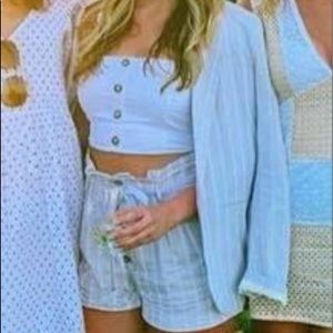 Abercrombie matching blazer and short set